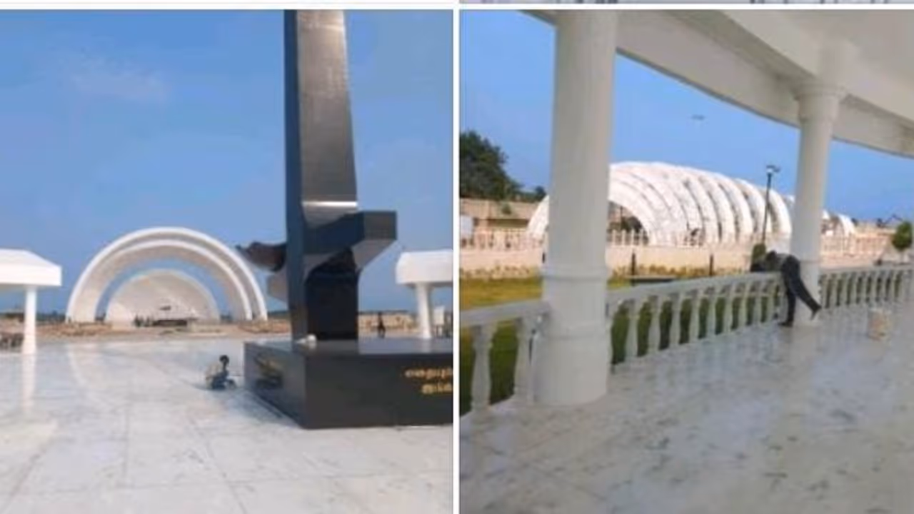 கருணாநிதி நினைவிடம் எப்படி அமைக்கப்பட்டிருக்கு தெரியுமா.? சிறப்பம்சம் என்ன.? வெளியான புகைப்படங்கள் கருணாநிதி நினைவிடம் எப்படி அமைக்கப்பட்டிருக்கு தெரியுமா.? சிறப்பம்சம் என்ன.? வெளியான புகைப்படங்கள்