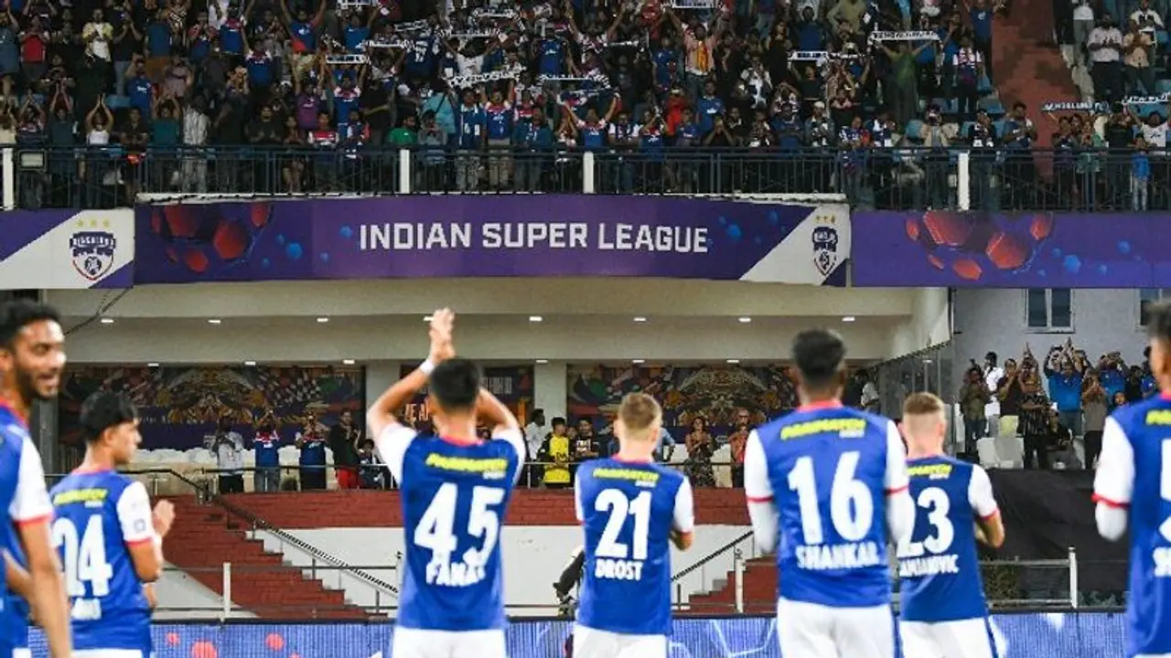 ಐಎಸ್ಎಲ್: ಹೈದ್ರಾಬಾದ್ ವಿರುದ್ಧ ಬೆಂಗಳೂರಿಗೆ ಜಯ ಐಎಸ್ಎಲ್: ಹೈದ್ರಾಬಾದ್ ವಿರುದ್ಧ ಬೆಂಗಳೂರಿಗೆ ಜಯ