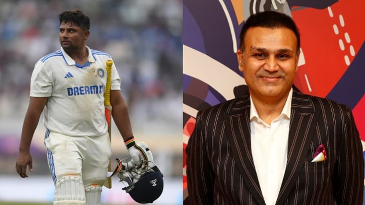 ജുറെലിനെ വാഴ്ത്താൻ സര്ഫറാസിനെ 'കുത്തി' സെവാഗ്; പൊങ്കാലയുമായി ആരാധകര്; പിന്നാലെ വിശദീകരണം ജുറെലിനെ വാഴ്ത്താൻ സര്ഫറാസിനെ 'കുത്തി' സെവാഗ്; പൊങ്കാലയുമായി ആരാധകര്; പിന്നാലെ വിശദീകരണം