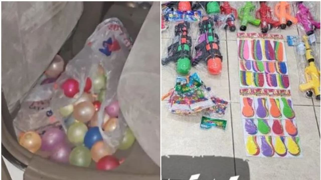 ആഘോഷം പരിധിവിട്ടു, കയ്യോടെ തൂക്കി പൊലീസ്; വഴിയേ പോയവര്ക്ക് നേരെ വാട്ടര് ബലൂൺ പ്രയോഗം, നാലുപേര് പിടിയിൽ ആഘോഷം പരിധിവിട്ടു, കയ്യോടെ തൂക്കി പൊലീസ്; വഴിയേ പോയവര്ക്ക് നേരെ വാട്ടര് ബലൂൺ പ്രയോഗം, നാലുപേര് പിടിയിൽ