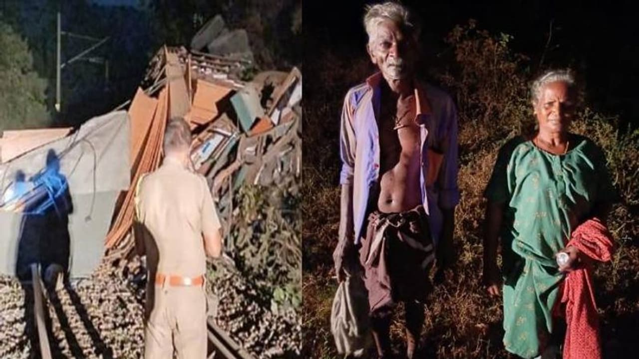 കത്തുന്ന ടോർച്ചുമായി പാതിരാത്രി റെയിൽവേ പാളത്തിലൂടെ പാഞ്ഞ് ദമ്പതികൾ, ഇരുവരുടെയും ഇടപെടലിൽ ഒഴിവായത് വൻദുരന്തം കത്തുന്ന ടോർച്ചുമായി പാതിരാത്രി റെയിൽവേ പാളത്തിലൂടെ പാഞ്ഞ് ദമ്പതികൾ, ഇരുവരുടെയും ഇടപെടലിൽ ഒഴിവായത് വൻദുരന്തം