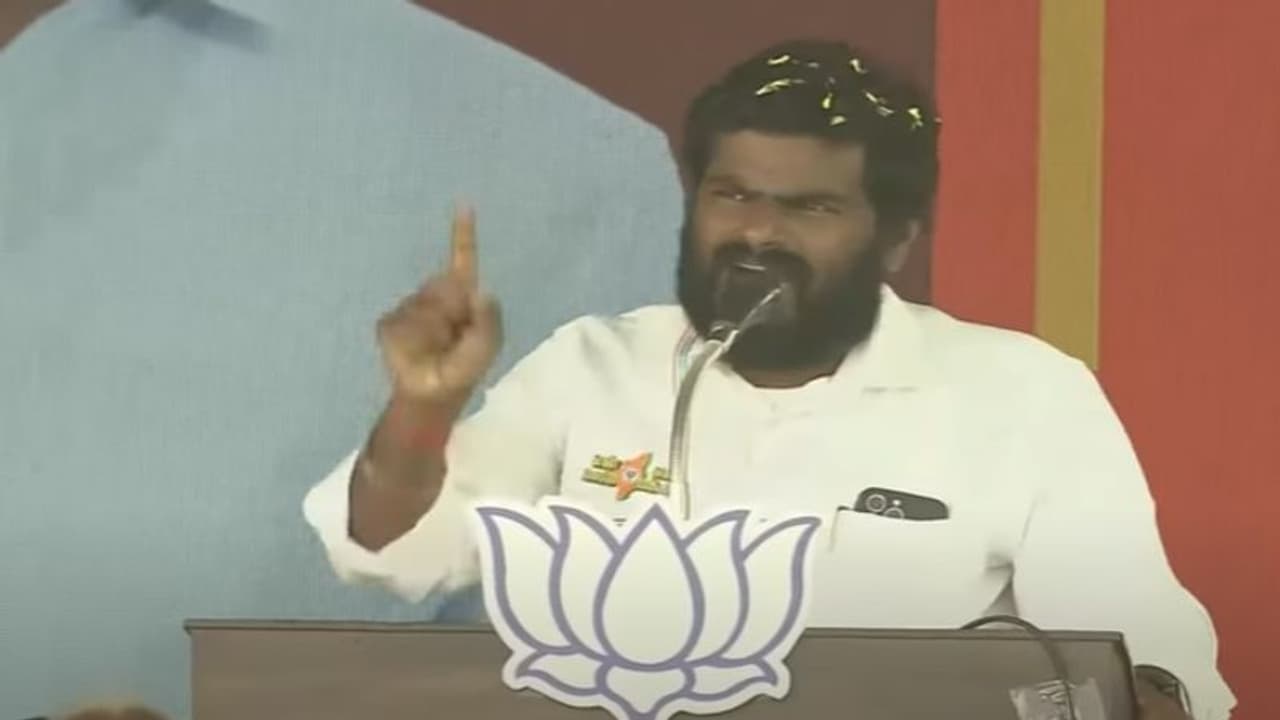 "தமிழ் மக்கள் இனி அந்த தவறை செய்யப்போவதில்லை" என் மண் என் மக்கள் யாத்திரை அனல் பறக்க பேசிய அண்ணாமலை!