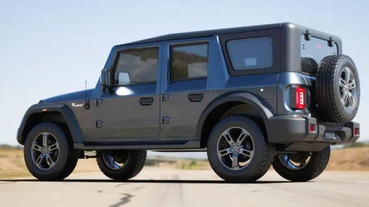 மஹிந்திரா நிறுவனம் வெளியிட்ட மகிழ்ச்சி செய்தி.. இந்த வருடமே வெளியாகும் Thar 5 Door எப்போது? விலை என்ன?