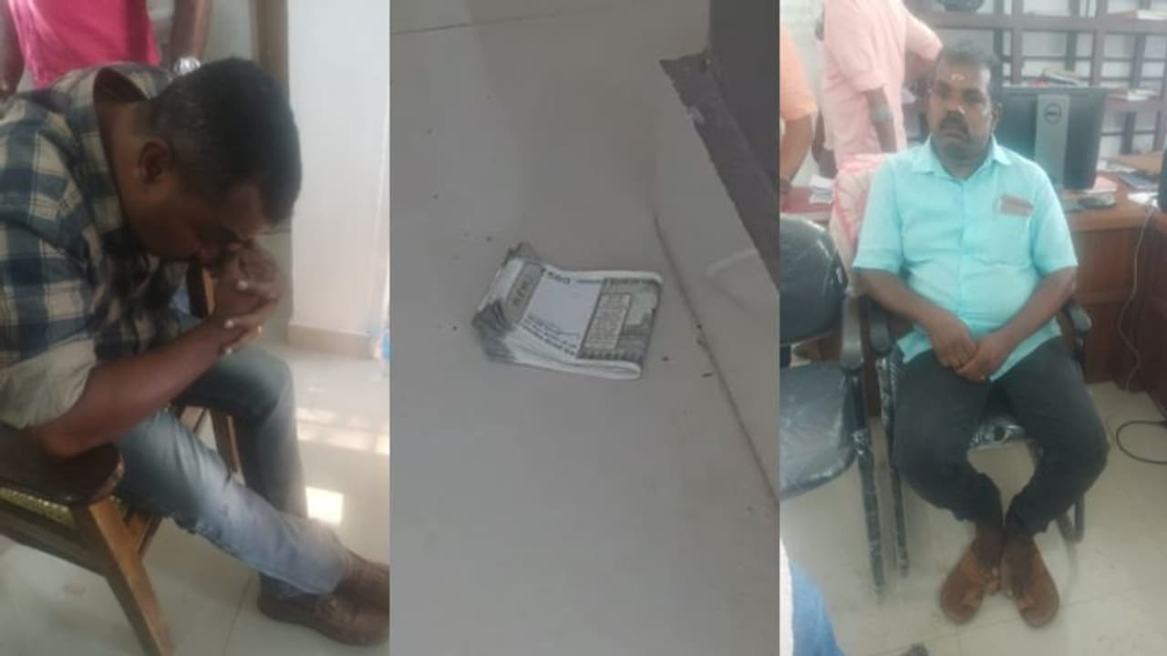 വൈകുന്നേരം 3.20, 5000 കൈക്കൂലി വാങ്ങിയത് പുന്നപ്ര വില്ലേജ് ഫീൽഡ് അസിസ്റ്റന്റ്; വില്ലേജ് അസിസ്റ്റന്റും പെട്ടു വൈകുന്നേരം 3.20, 5000 കൈക്കൂലി വാങ്ങിയത് പുന്നപ്ര വില്ലേജ് ഫീൽഡ് അസിസ്റ്റന്റ്; വില്ലേജ് അസിസ്റ്റന്റും പെട്ടു