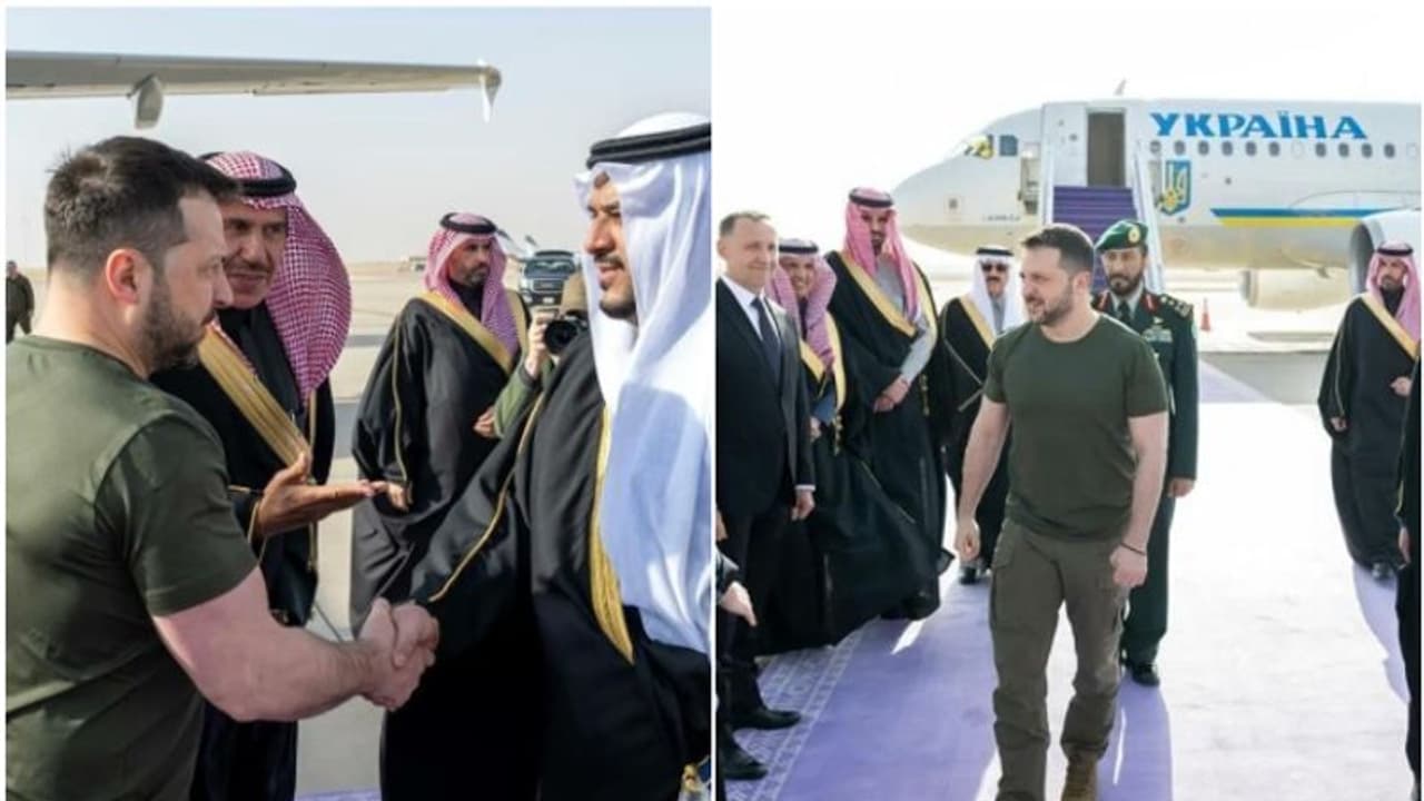 യുക്രെയ്ൻ റഷ്യൻ പ്രതിസന്ധി ചർച്ച ചെയ്യാൻ സെലൻസ്‌കി റിയാദിൽ