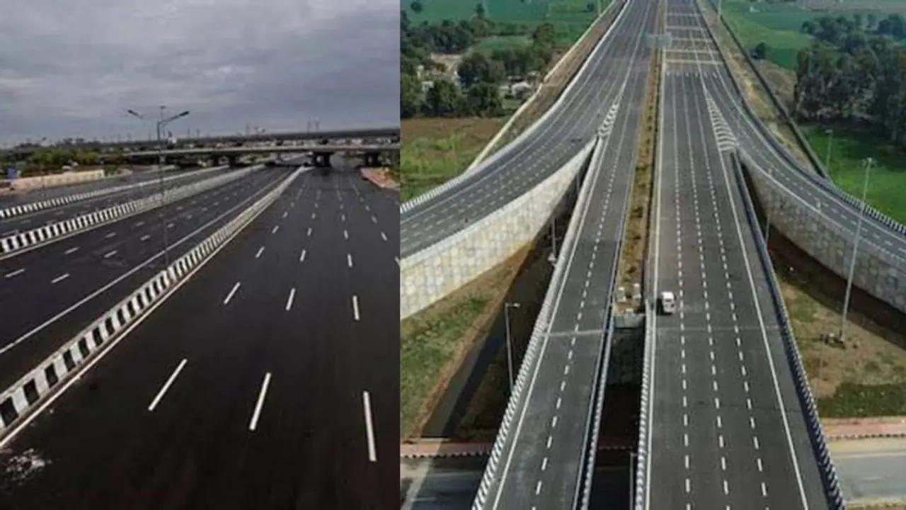 This 8 lane wide expressway will shorten the Delhi Surat distance by 200 kilometres This 8 lane wide expressway will shorten the Delhi Surat distance by 200 kilometres