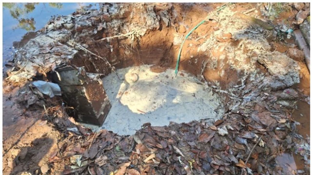 60 വർഷം പഴക്കമുള്ള പഞ്ചായത്ത് കിണർ ഇടിഞ്ഞുതാഴ്ന്നു; കനാലിൽ നിന്നുള്ള വെള്ളം കെട്ടിനിന്നത് കാരണമെന്ന് നാട്ടുകാർ 60 വർഷം പഴക്കമുള്ള പഞ്ചായത്ത് കിണർ ഇടിഞ്ഞുതാഴ്ന്നു; കനാലിൽ നിന്നുള്ള വെള്ളം കെട്ടിനിന്നത് കാരണമെന്ന് നാട്ടുകാർ