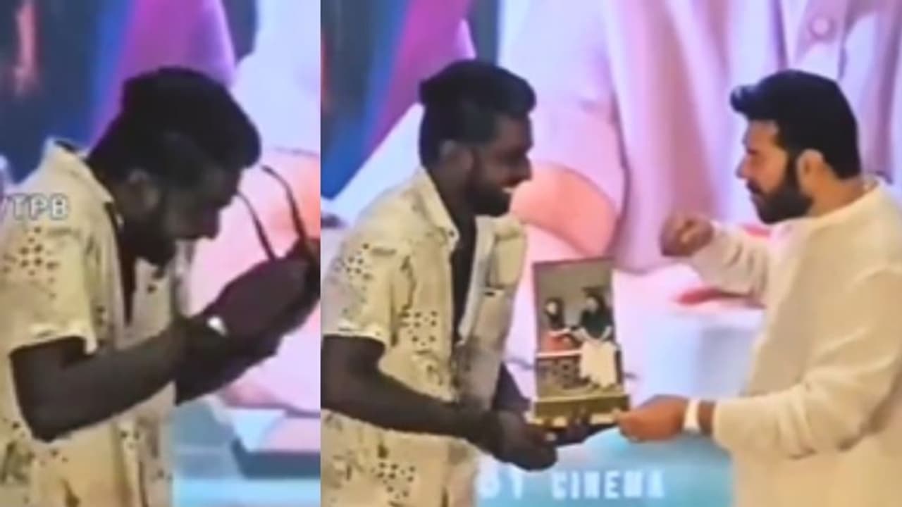 'കൂളിംഗ് ഗ്ലാസ് ഊരെടാ..ഇടിമേടിക്കും'; യുവാവിനോട് മമ്മൂട്ടി, പിന്നീട് നടന്നത് രസിപ്പിക്കുന്ന കാഴ്ച വീഡിയോ 'കൂളിംഗ് ഗ്ലാസ് ഊരെടാ..ഇടിമേടിക്കും'; യുവാവിനോട് മമ്മൂട്ടി, പിന്നീട് നടന്നത് രസിപ്പിക്കുന്ന കാഴ്ച വീഡിയോ