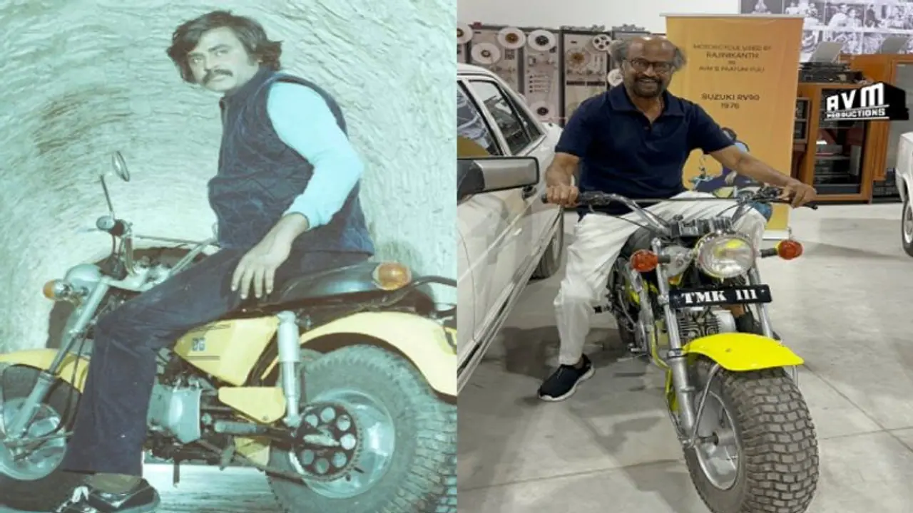 என்றும் குறையாத ஸ்டைல்.. 40 ஆண்டுகள் கழித்து அதே பைக்கில் சூப்பர் ஸ்டார் மாஸ் புகைப்படத்தை வெளியிட்ட ஏவிஎம்!