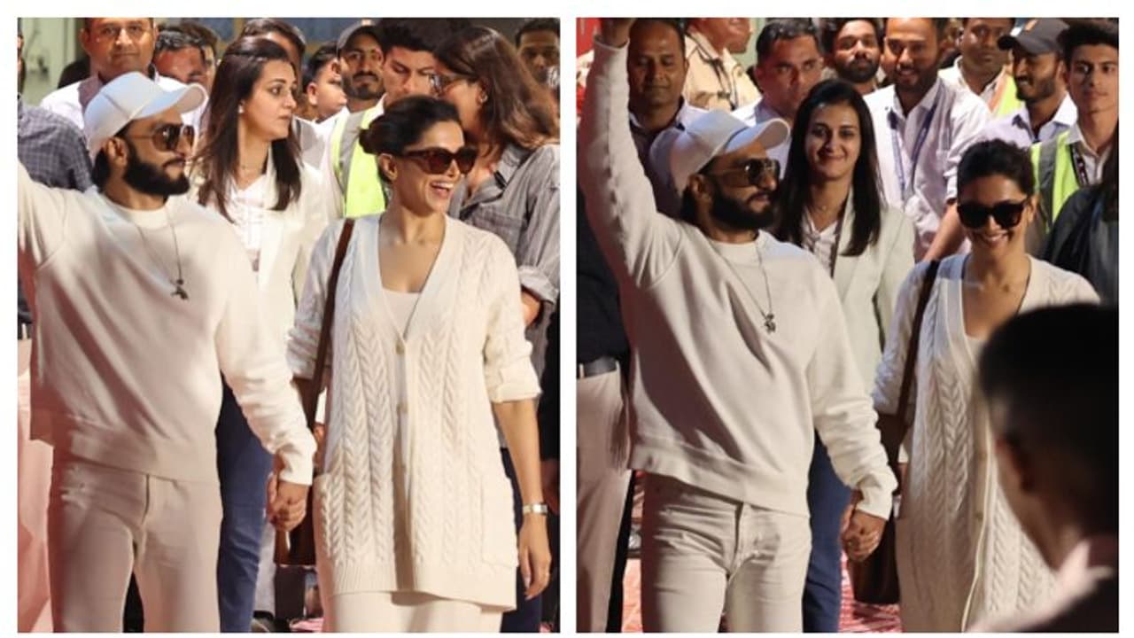 Deepika Padukone, Ranveer Singh reach Jamnagar for Anant-Radhika pre-wedding bash post announcing pregnancy