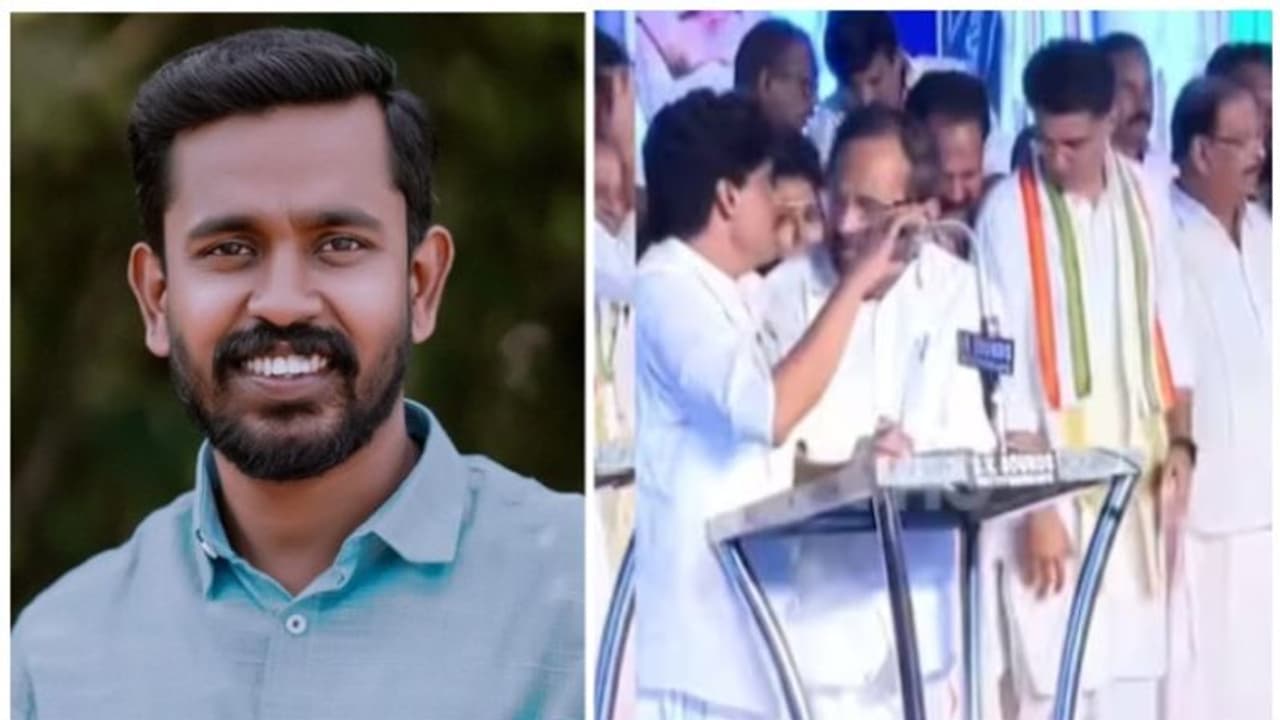 സമരാഗ്നി വേദിയിലെ ദേശീയഗാനം; നേതാക്കളെ വിമർശിച്ച് യൂത്ത് കോൺഗ്രസ് ജില്ലാ പ്രസിഡന്റിന്റെ ഫേസ്ബുക്ക് പോസ്റ്റ് സമരാഗ്നി വേദിയിലെ ദേശീയഗാനം; നേതാക്കളെ വിമർശിച്ച് യൂത്ത് കോൺഗ്രസ് ജില്ലാ പ്രസിഡന്റിന്റെ ഫേസ്ബുക്ക് പോസ്റ്റ്