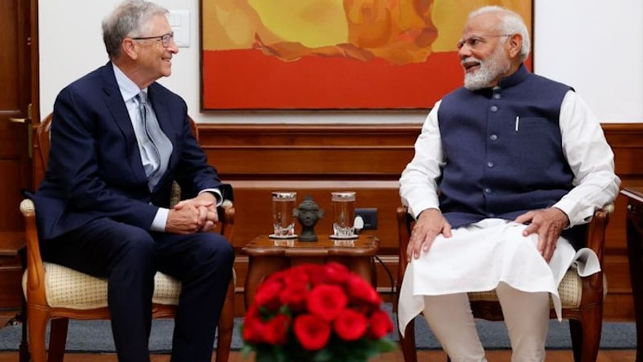 'Wonderful meeting indeed!': PM Modi meets Bill Gates; discusses AI, climate & more 'Wonderful meeting indeed!': PM Modi meets Bill Gates; discusses AI, climate & more