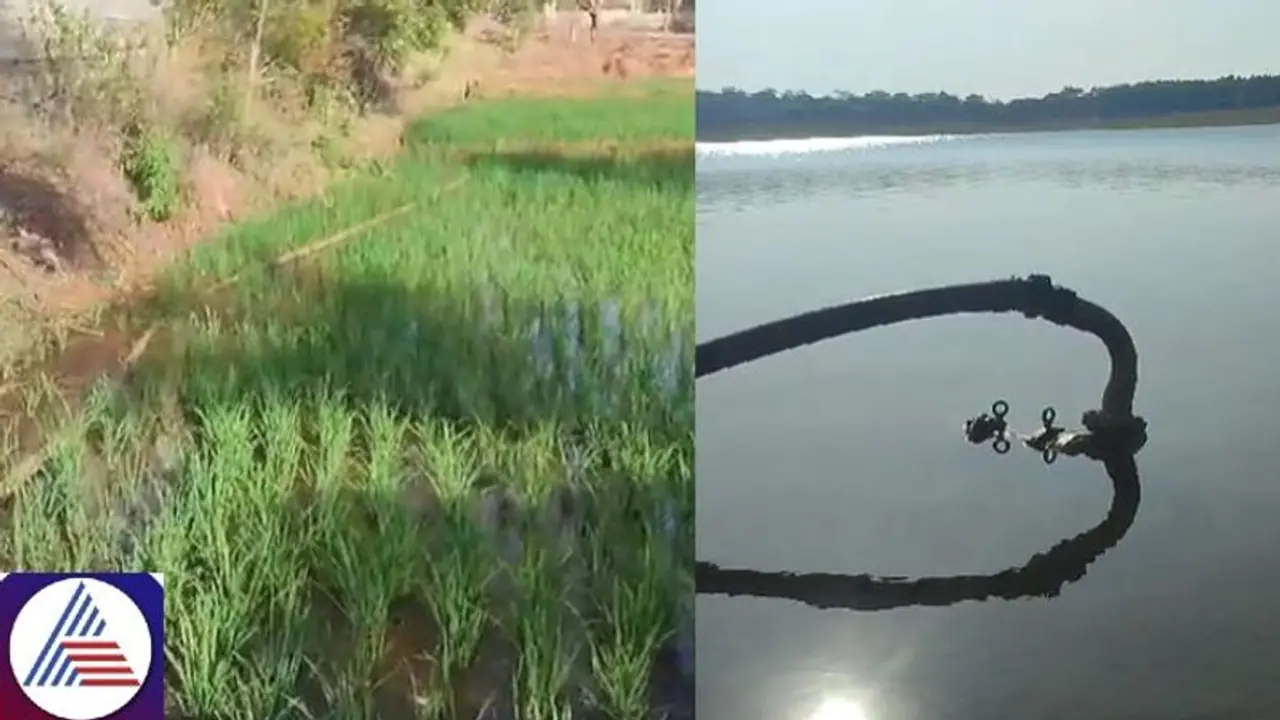 Mandya's influential cop accussed of stealing water from Cauvery River basin; Public express outcry Mandya's influential cop accussed of stealing water from Cauvery River basin; Public express outcry