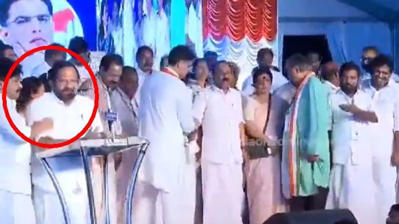 'Jana Gana Mangala...' Kerala MLA leaves Congress red faced with his version of National Anthem (WATCH) 'Jana Gana Mangala...' Kerala MLA leaves Congress red faced with his version of National Anthem (WATCH)