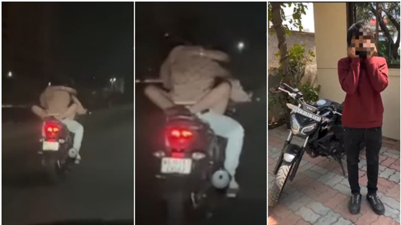 'എന്‍റെ സാറേ ചുറ്റുമുള്ളതൊന്നും കാണാൻ പറ്റൂല്ല': 'റൊമാന്‍റിക് റൈഡ്' വൈറലായി, എ ഫ്യൂ മൊമന്‍റ്സ് ലേറ്റർ...