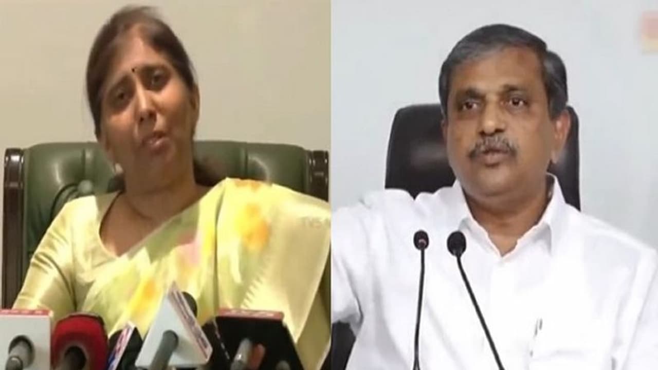 చంద్రబాబు చేతిలో సునీత పావు.. ఇన్నాళ్లకు ముసుగు తొలగింది సజ్జల రామకృష్ణారెడ్డి చంద్రబాబు చేతిలో సునీత పావు.. ఇన్నాళ్లకు ముసుగు తొలగింది సజ్జల రామకృష్ణారెడ్డి