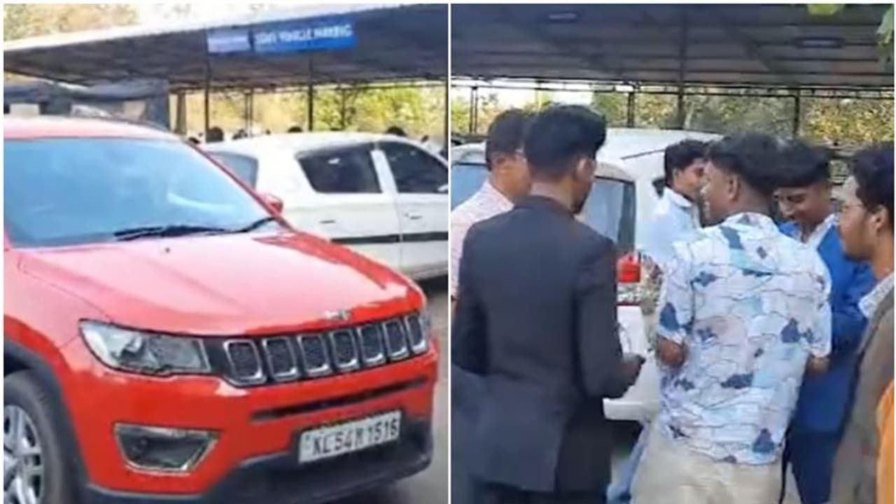 'കളറാക്കാന്' ക്യാമ്പസിലെത്തിയത് 13 ആഡംബര കാറുകളുമായി; ഗേറ്റ് പൂട്ടി കോളേജ് അധികൃതര് കൊടുത്തത് 'ഗംഭീര പണി' 'കളറാക്കാന്' ക്യാമ്പസിലെത്തിയത് 13 ആഡംബര കാറുകളുമായി; ഗേറ്റ് പൂട്ടി കോളേജ് അധികൃതര് കൊടുത്തത് 'ഗംഭീര പണി'