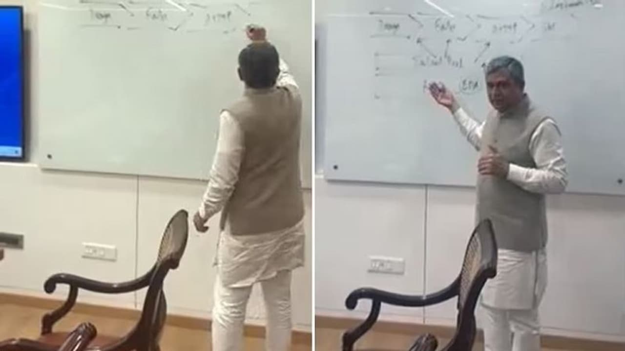 Watch: ಸರ್ಕಾರ ರೂಪಿಸುತ್ತಿರುವ ಸೆಮಿಕಂಡಕ್ಟರ್‌ ವ್ಯವಸ್ಥೆ ಬಗ್ಗೆ ಪತ್ರಕರ್ತರಿಗೆ ಪಾಠ ಮಾಡಿ ವಿವರಿಸಿದ ಸಚಿವ ಅಶ್ವಿನಿ ವೈಷ್ಣವ್‌!