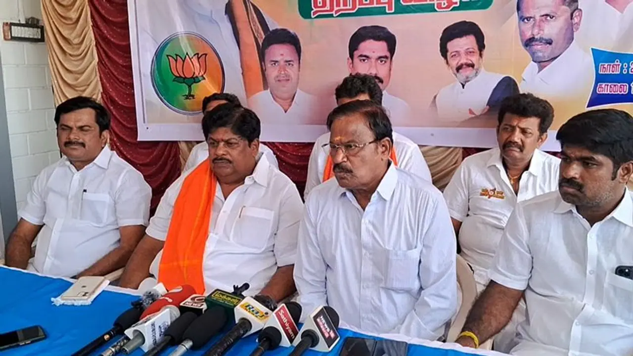 மத்திய அரசு மக்களுக்கு குறைந்த விலையில் உணவு பொருள் வழங்குகிறது; மாநில அரசு போதை பொருளை விற்கிறது பாஜக