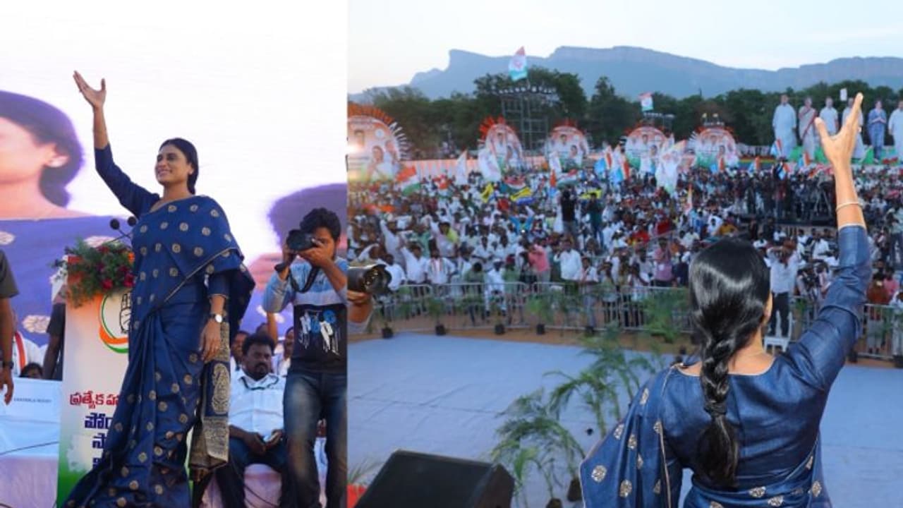 పులిలా గర్జించిన జగన్ పిల్లి అయ్యాడు... ఎందుకో తెలుసా? : వైఎస్ షర్మిల పులిలా గర్జించిన జగన్ పిల్లి అయ్యాడు... ఎందుకో తెలుసా? : వైఎస్ షర్మిల