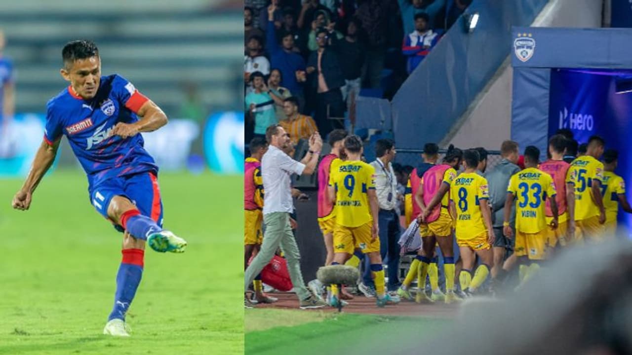 'ചതിയന്‍ ചന്തുവാണ് ഛേത്രി'; ആദ്യ വെടി പൊട്ടിച്ചത് ബിഎഫ്സി, തിരിച്ചടിച്ച് കേരള ബ്ലാസ്റ്റേഴ്‌സ്, കളി കാര്യമാകും