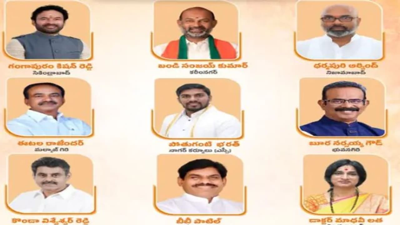 లోక్సభ ఎన్నికలు 2024 : తెలంగాణలో బీజేపీ అభ్యర్ధులు వీరే లోక్సభ ఎన్నికలు 2024 : తెలంగాణలో బీజేపీ అభ్యర్ధులు వీరే