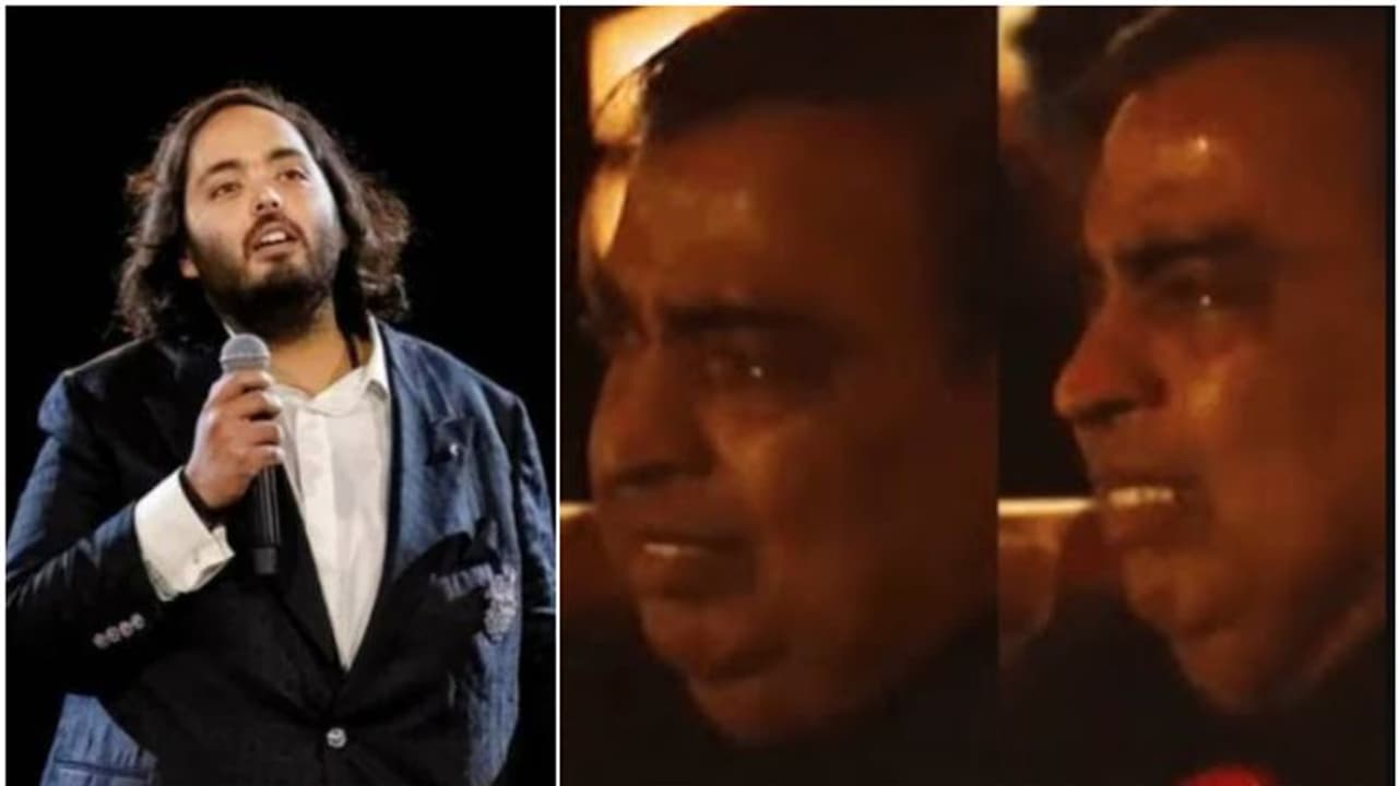 പൊട്ടിക്കരഞ്ഞ് മുകേഷ് അംബാനി; വികാരാധീനനായത് മകന്റെ ആ പരാമര്‍ശത്തില്‍, വീഡിയോ