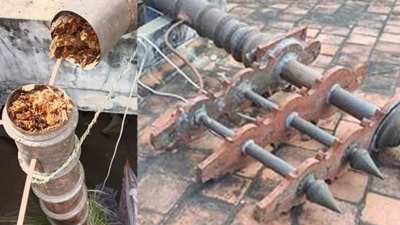 திருநள்ளாறு கோயில் கொடிமரம் முறிவு.. பிரம்மோற்சவ கொடியேற்று விழா நிறுத்தம்! திருநள்ளாறு கோயில் கொடிமரம் முறிவு.. பிரம்மோற்சவ கொடியேற்று விழா நிறுத்தம்!