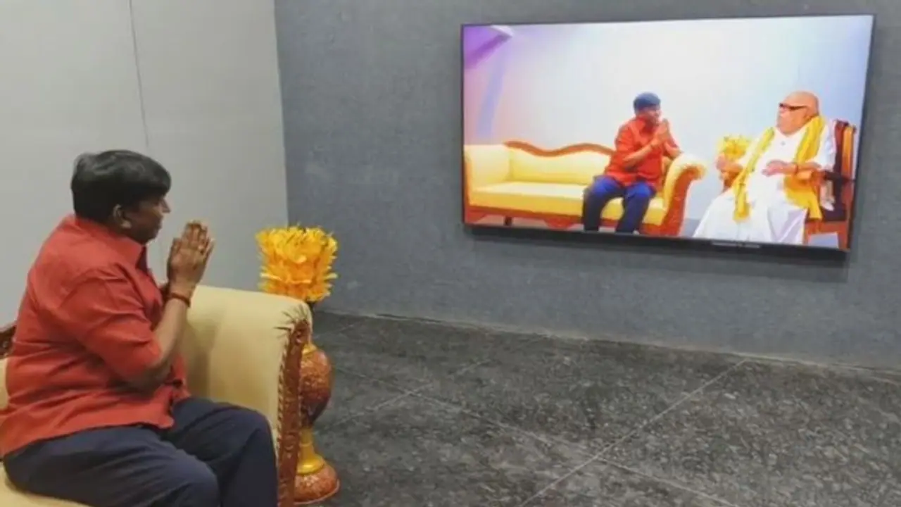 கலைஞர் கூட பேசிட்டேன்.. கையெடுத்து கும்பிட்ட வடிவேலு.. இது சமாதி அல்ல, சன்னதி நடிகர் வடிவேலு உருக்கம்