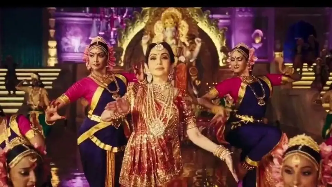 Anant Ambani Radhika Merchant's Pre Wedding: Nita Ambani performs Vishwambhari Stuti; prays for the couple Anant Ambani Radhika Merchant's Pre Wedding: Nita Ambani performs Vishwambhari Stuti; prays for the couple