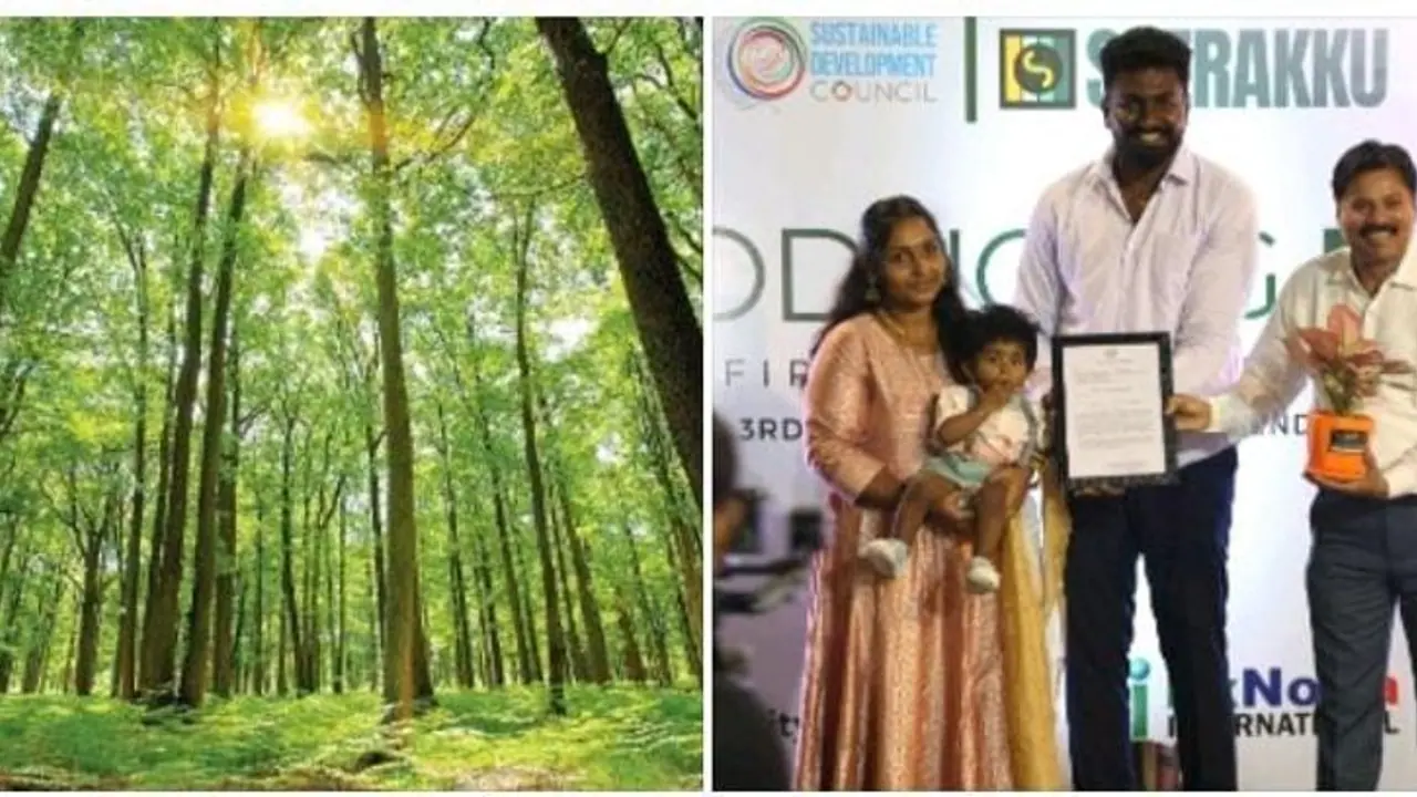 உணவு காடுகள் உருவாக்கம்... தமிழ்நாடு பசுமை திட்டத்தில் ஒரு வயது குழந்தை தூதராக நியமனம்