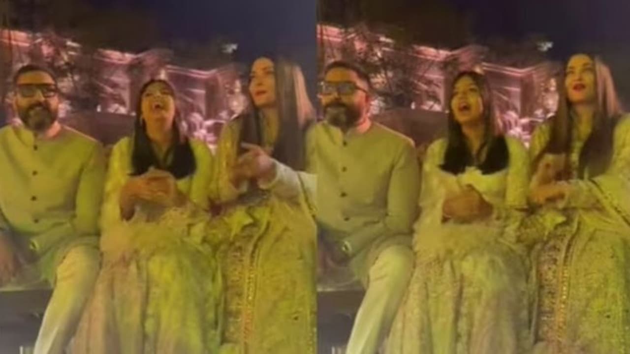 Ambani Event: ಅಂಬಾನಿ ಕಾರ್ಯಕ್ರಮದಲ್ಲಿ ಐಶ್ವರ್ಯಾ ಅಭಿಷೇಕ್ ಖುಷಿಯಾಗಿರೋ ದೃಶ್ಯಕ್ಕೆ ಫ್ಯಾನ್ ಫಿದಾ