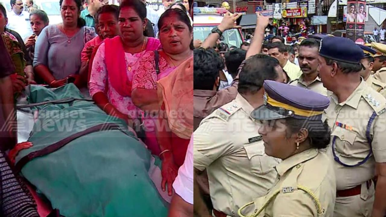 കാട്ടാന ആക്രമണത്തിൽ മരണം: കോതമംഗലത്ത് മൃതദേഹവുമായി നടുറോഡിൽ വൻ പ്രതിഷേധം; സംഘര്‍ഷാവസ്ഥ