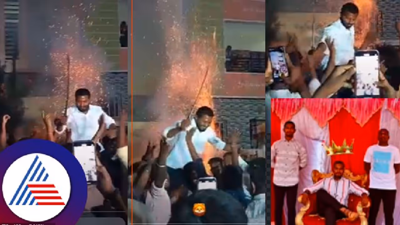 ಬಳ್ಳಾರಿ: ಹುಟ್ಟು ಹಬ್ಬದಂದು ತಲವಾರು ಝಳಪಿಸಿ ಮಾಜಿ ಮೇಯರ್ ಮಗನ ಹುಚ್ಚಾಟ! ಬರ್ತಡೇ ದಿನವೇ ಜೈಲುಪಾಲು ಬಳ್ಳಾರಿ: ಹುಟ್ಟು ಹಬ್ಬದಂದು ತಲವಾರು ಝಳಪಿಸಿ ಮಾಜಿ ಮೇಯರ್ ಮಗನ ಹುಚ್ಚಾಟ! ಬರ್ತಡೇ ದಿನವೇ ಜೈಲುಪಾಲು