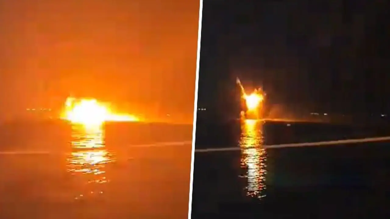 Ukraine destroys Russian military patrol boat in Black Sea near annexed Crimea; WATCH viral video Ukraine destroys Russian military patrol boat in Black Sea near annexed Crimea; WATCH viral video