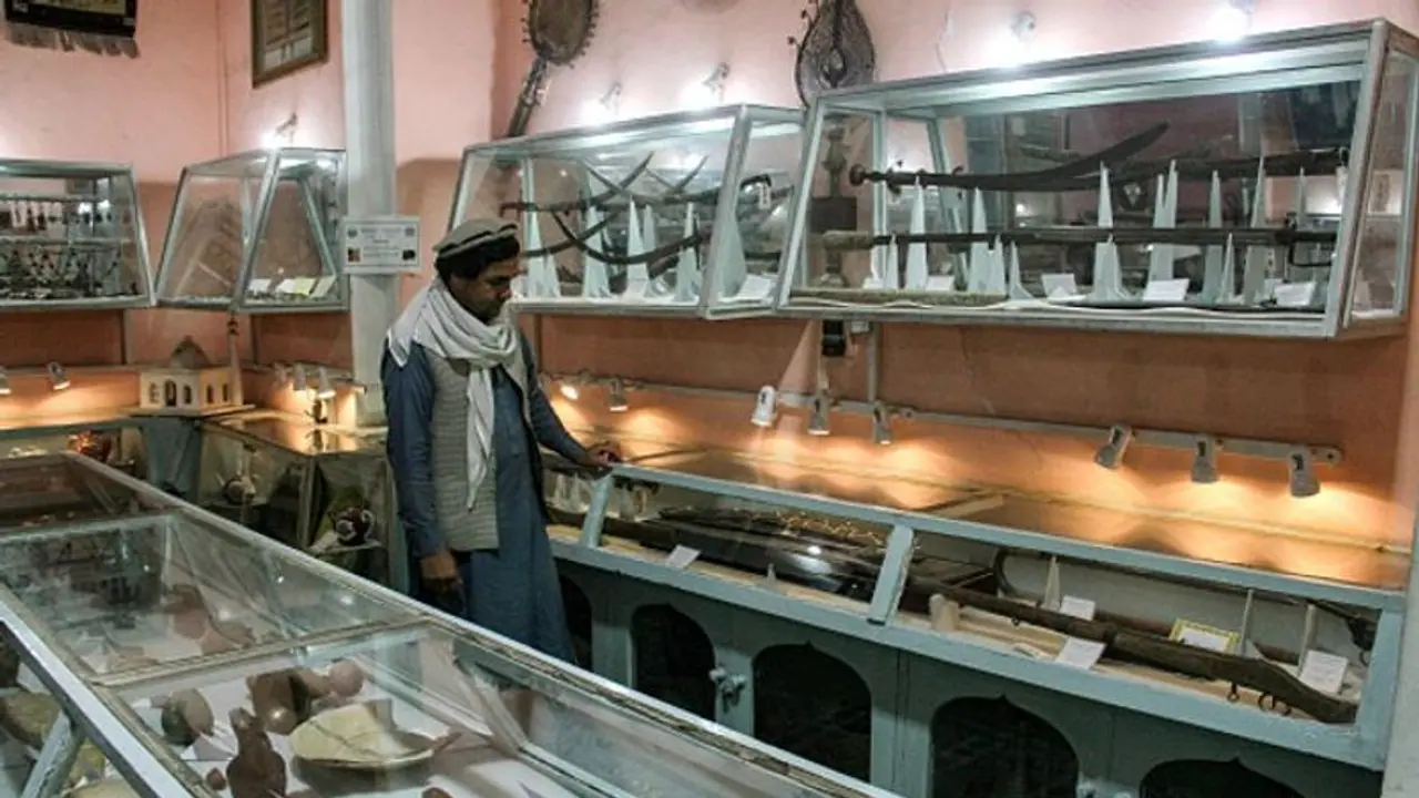 Taliban exhibits rocket launchers, bombs alongside artefacts in Afghanistan museum Taliban exhibits rocket launchers, bombs alongside artefacts in Afghanistan museum