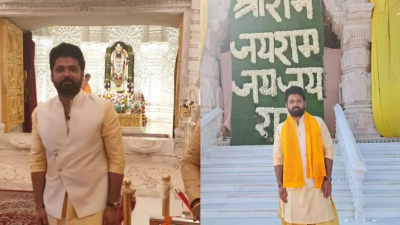 Kannada actor Rakshit Shetty visits Ram Mandir, shares experience 'Craving to see him live'