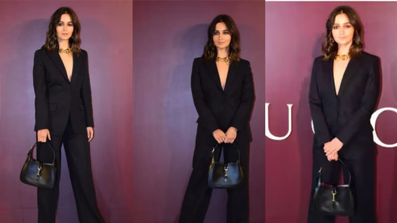 'അവിടെ മൃഗസംരക്ഷണം, ഇവിടെ പശുക്കുട്ടിയുടെ തുകല്‍ കൊണ്ടുള്ള ബാഗ്'; ഗൂച്ചി ബാഗുമായെത്തിയ ആലിയക്കെതിരെ വിമർശനം