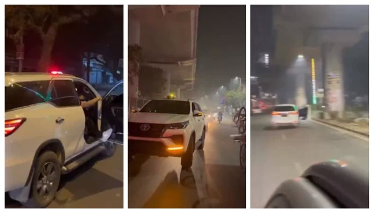 നമ്പർ പ്ലേറ്റില്ല, ബീക്കണ് ലൈറ്റുണ്ട്; നഗരത്തിലൂടെ ചീറി പാഞ്ഞ എസ്യുവിയ്ക്ക് വട്ടം വച്ച് പിടിച്ച് പോലീസ് നമ്പർ പ്ലേറ്റില്ല, ബീക്കണ് ലൈറ്റുണ്ട്; നഗരത്തിലൂടെ ചീറി പാഞ്ഞ എസ്യുവിയ്ക്ക് വട്ടം വച്ച് പിടിച്ച് പോലീസ്