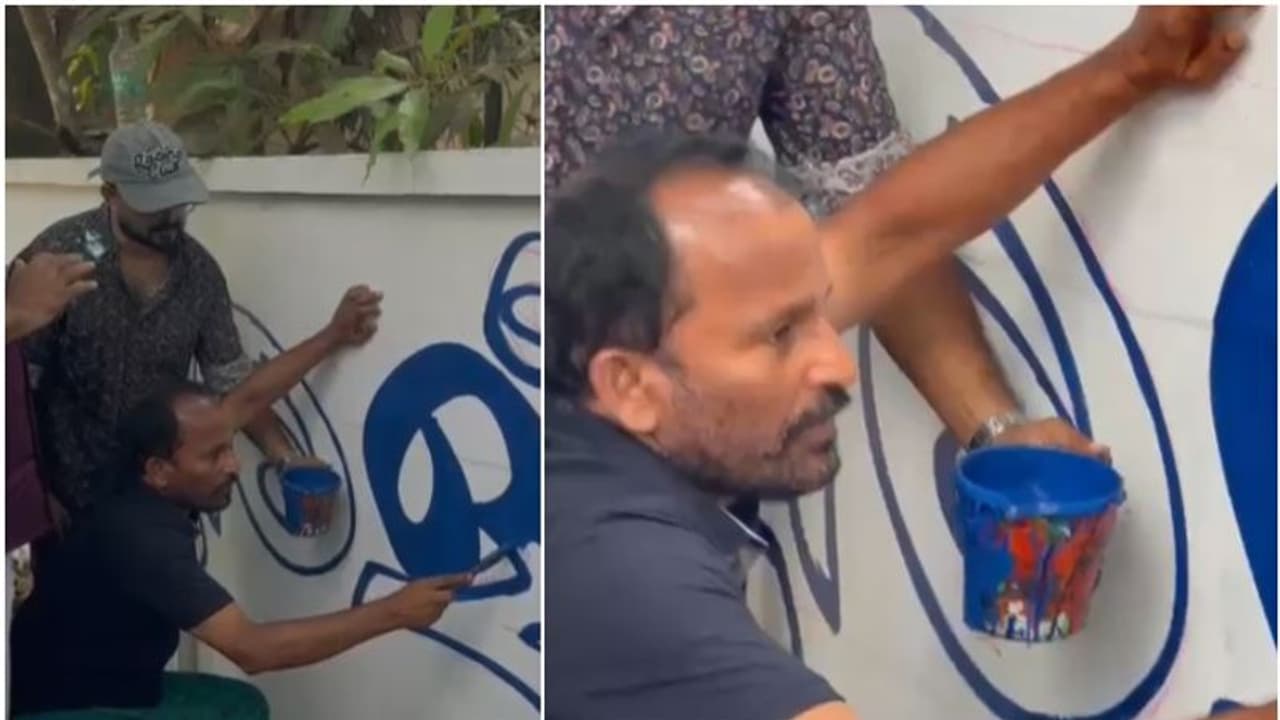 ഇവിടെ ചര്‍ച്ച, അവിടെ ചുവരെഴുത്ത്; മുരളീധരന് വേണ്ടി ടി എൻ പ്രതാപന്‍റെ 'ആവേശം'