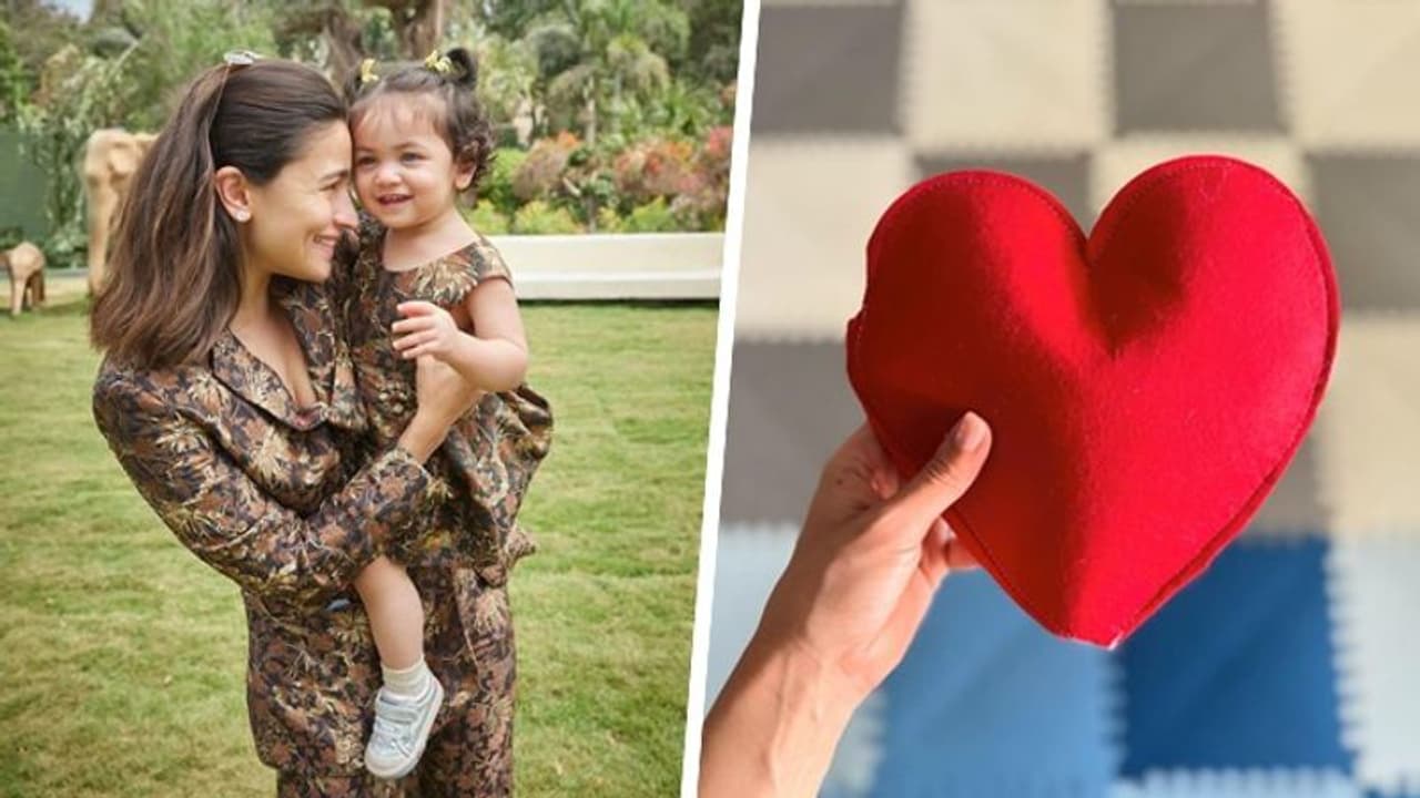 'My little woman made..', Alia Bhatt shares daughter Raha's 'heart' art work; netizens skeptical; Read on
