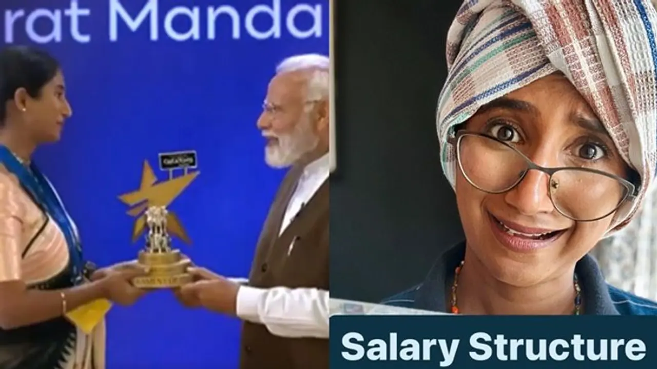 'ಅಯ್ಯೋ..' ಎನ್ನುತ್ತಲೇ ವೇದಿಕೆಗೆ ಸ್ವಾಗತ, ರಾಜ್ಯದ ಶ್ರದ್ಧಾಗೆ Most Creative Creator ಪ್ರಶಸ್ತಿ ನೀಡಿದ ಪ್ರಧಾನಿ ಮೋದಿ! 'ಅಯ್ಯೋ..' ಎನ್ನುತ್ತಲೇ ವೇದಿಕೆಗೆ ಸ್ವಾಗತ, ರಾಜ್ಯದ ಶ್ರದ್ಧಾಗೆ Most Creative Creator ಪ್ರಶಸ್ತಿ ನೀಡಿದ ಪ್ರಧಾನಿ ಮೋದಿ!