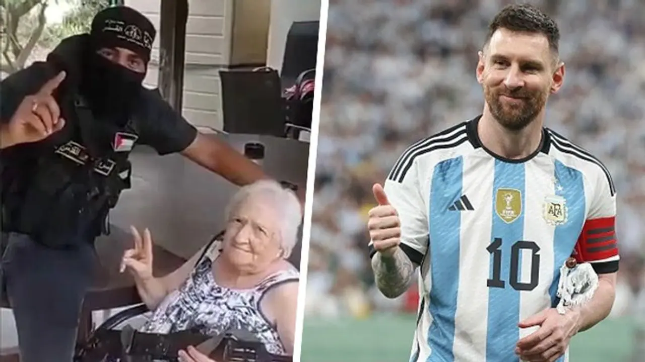 How 'Messi magic' saved 90 year old Argentine woman during Hamas' Oct 7 attack on Israel (WATCH)