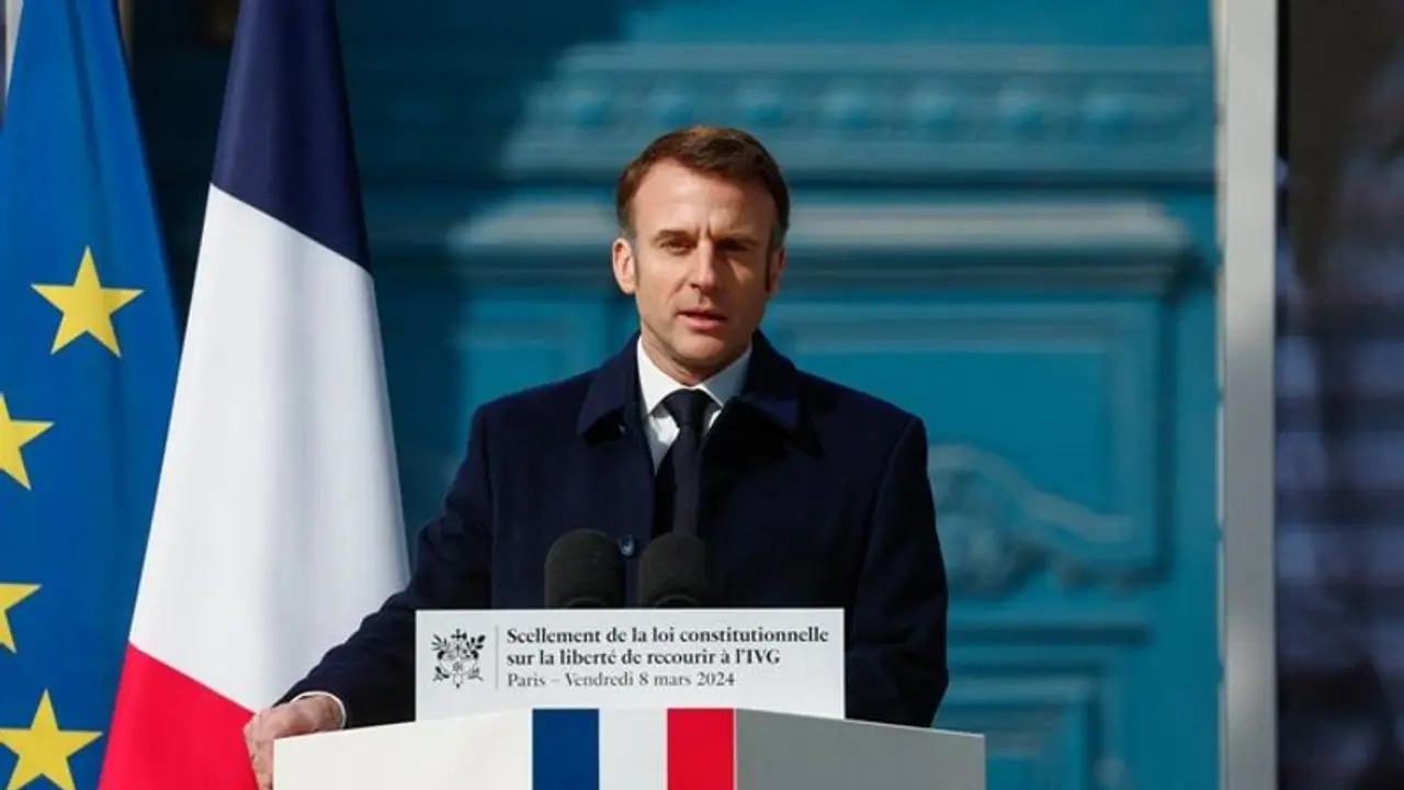 Emmanuel Macron advocates constitutional protections for women; pushes ‘Right to Terminate Pregnancy’ in EU Emmanuel Macron advocates constitutional protections for women; pushes ‘Right to Terminate Pregnancy’ in EU