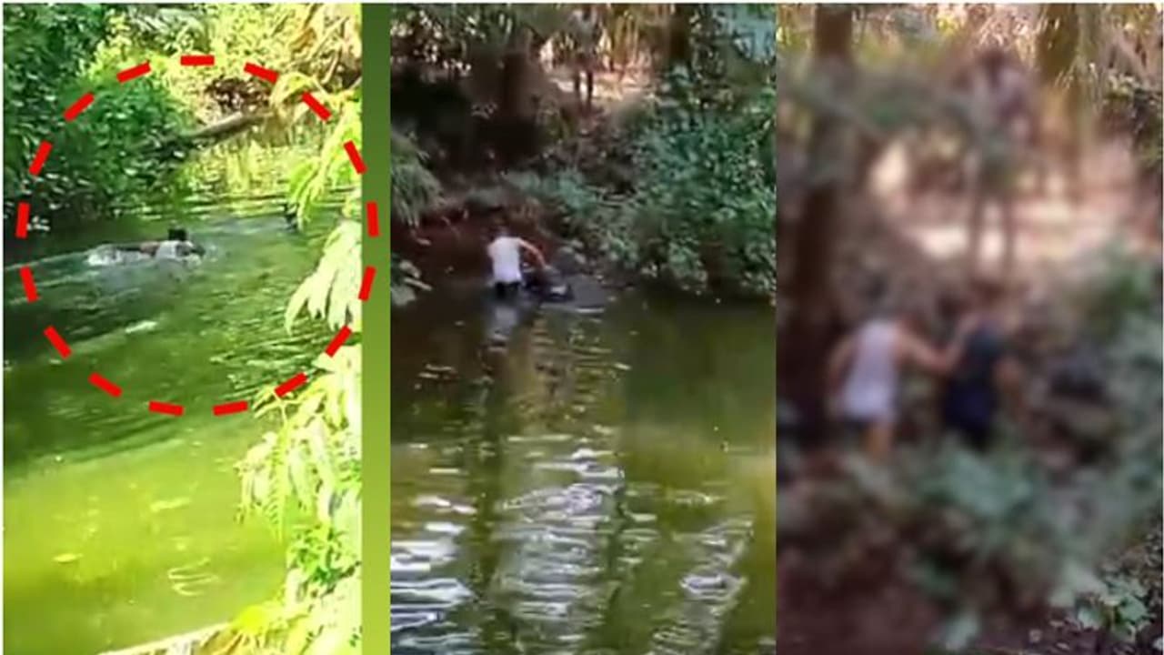 ഇതാ സിനിമ സ്റ്റൈൽ ചേയ്സിങ്! പ്രതി പുഴയിലേക്ക് ചാടിയിട്ടും വിടാതെ പൊലീസ്, പിന്നാലെ എഎസ്ഐയും ചാടി; അറസ്റ്റ്