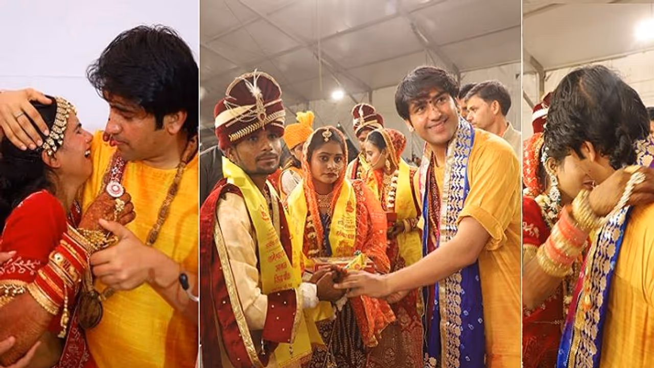 बागेश्वर धाम: धीरेंद्र कृष्ण ने ऐसे की बहनों की विदाई 156 कन्याओं का विवाह , 157 तरह के उपहार बाइक भी बागेश्वर धाम: धीरेंद्र कृष्ण ने ऐसे की बहनों की विदाई 156 कन्याओं का विवाह , 157 तरह के उपहार बाइक भी