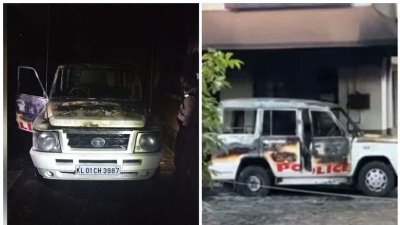 വടകരയിൽ ഡിവൈഎസ്പിയുടെ വാഹനം കത്തിയ നിലയിൽ വടകരയിൽ ഡിവൈഎസ്പിയുടെ വാഹനം കത്തിയ നിലയിൽ