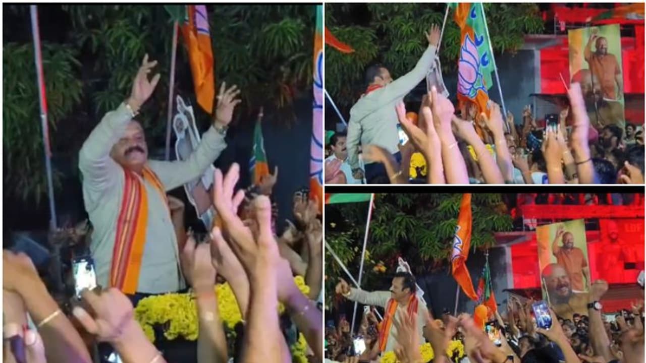 സുരേഷ് ഗോപിയുടെ റോഡ് ഷോ അന്തിക്കാട്, മുന്നിലതാ സുനിൽ കുമാറിന്റെ തെരഞ്ഞെടുപ്പ് കമ്മിറ്റി ഓഫീസ്, ശേഷം... സുരേഷ് ഗോപിയുടെ റോഡ് ഷോ അന്തിക്കാട്, മുന്നിലതാ സുനിൽ കുമാറിന്റെ തെരഞ്ഞെടുപ്പ് കമ്മിറ്റി ഓഫീസ്, ശേഷം...