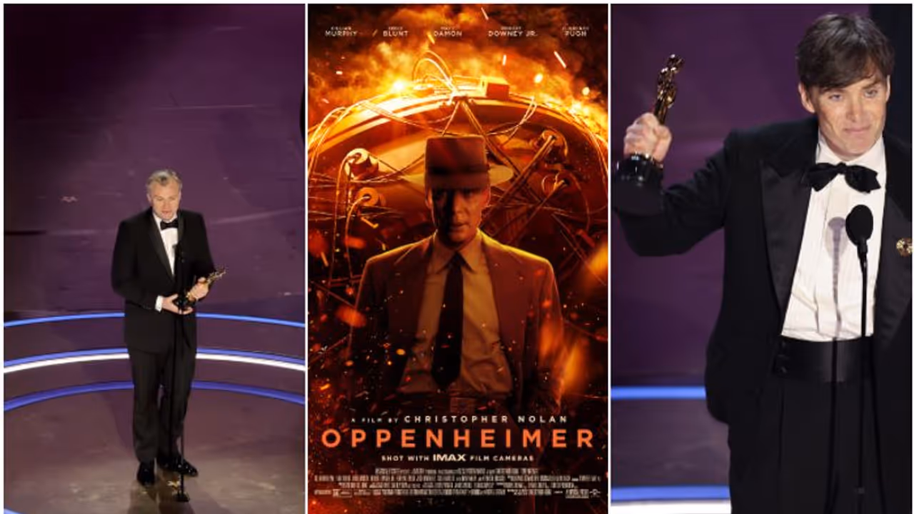 ഓസ്കാര് അവാര്ഡുകള് പ്രഖ്യാപിച്ചു; മികച്ച ചിത്രം, സംവിധാനം, നടന് അടക്കം ഏഴ് അവാര്ഡുകള് നേടി ഓപണ്ഹെയ്മര് ഓസ്കാര് അവാര്ഡുകള് പ്രഖ്യാപിച്ചു; മികച്ച ചിത്രം, സംവിധാനം, നടന് അടക്കം ഏഴ് അവാര്ഡുകള് നേടി ഓപണ്ഹെയ്മര്