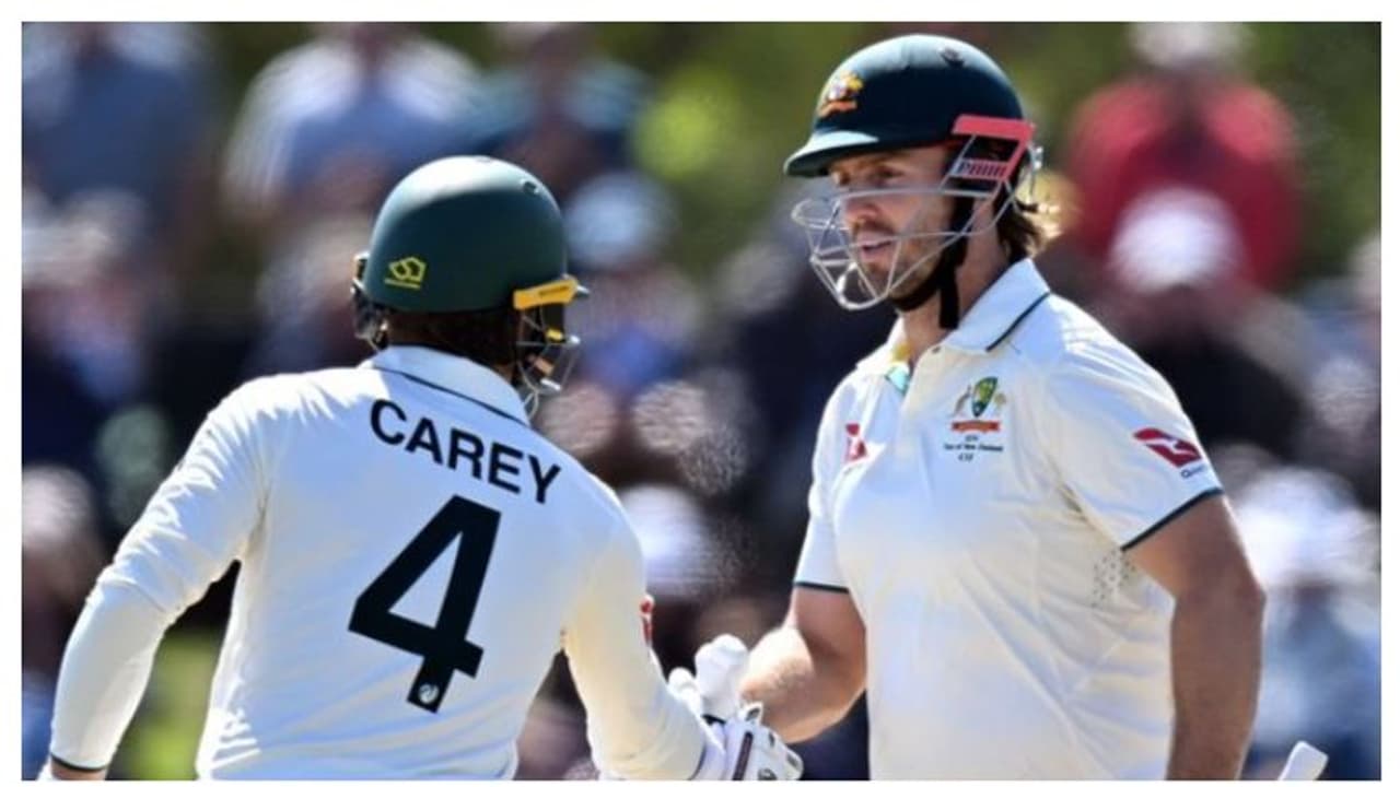 രക്ഷകരായി ക്യാരി മാര്ഷ് സഖ്യം! ഓസീസിന് മുന്നിൽ രണ്ടാം ടെസ്റ്റിലും കിവീസ് വീണു, പരമ്പര നഷ്ടം രക്ഷകരായി ക്യാരി മാര്ഷ് സഖ്യം! ഓസീസിന് മുന്നിൽ രണ്ടാം ടെസ്റ്റിലും കിവീസ് വീണു, പരമ്പര നഷ്ടം